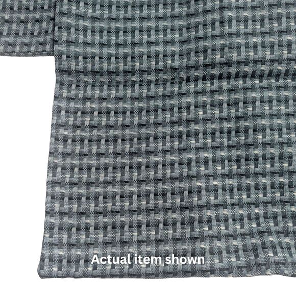 ✨ Kevin Textile Outdoor Waterproof Pillow Covers, Teal Checkered 20x20, Set of 2 - Picture 7 of 10